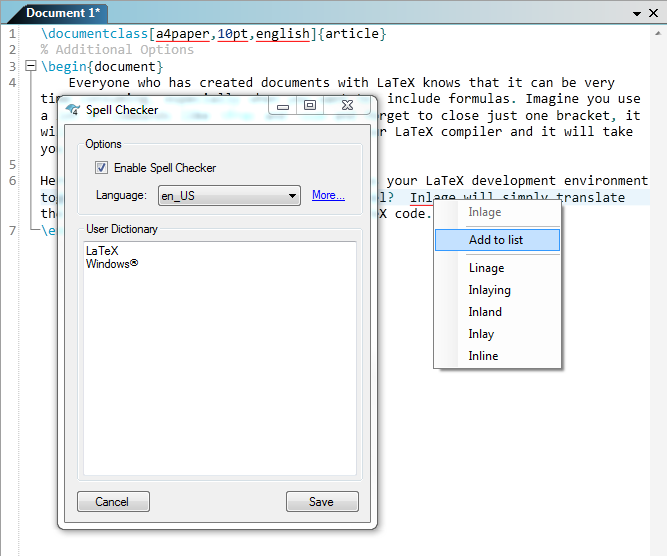 Spell Checker spellchecker